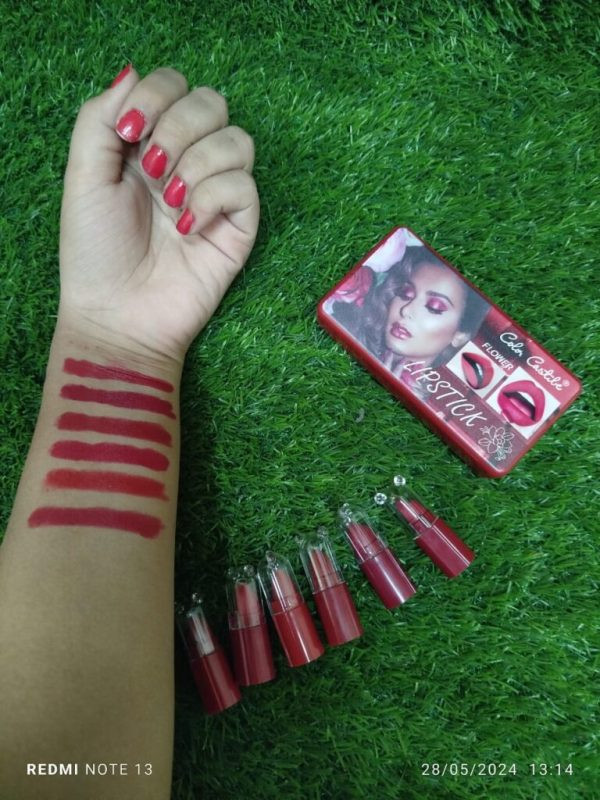 Nude Shade Velvet Matte Lipstick [pack Of 6] | Matte Lispsticks Pack